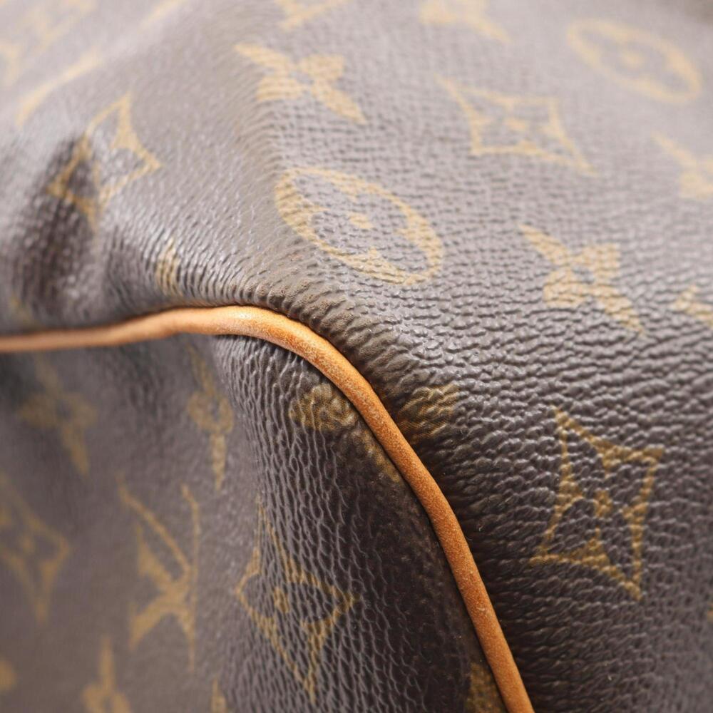LOUIS VUITTON Brown Monogram Leather Keepall 50 Boston Bag - Picture 7 of 9